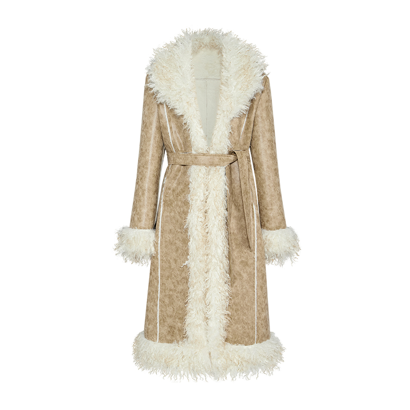 Strike A Pose | Long Faux Fur Coat