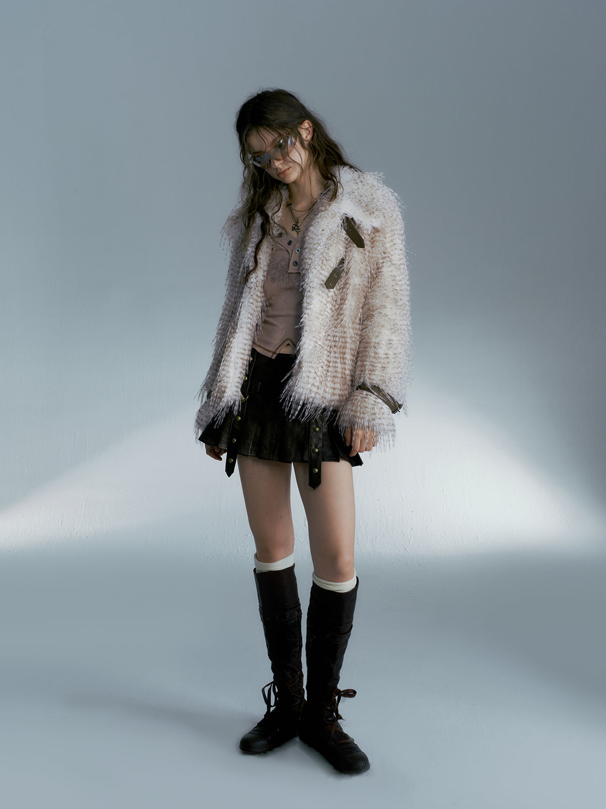 Strike A Pose | Fluffy Faux Fur Coat