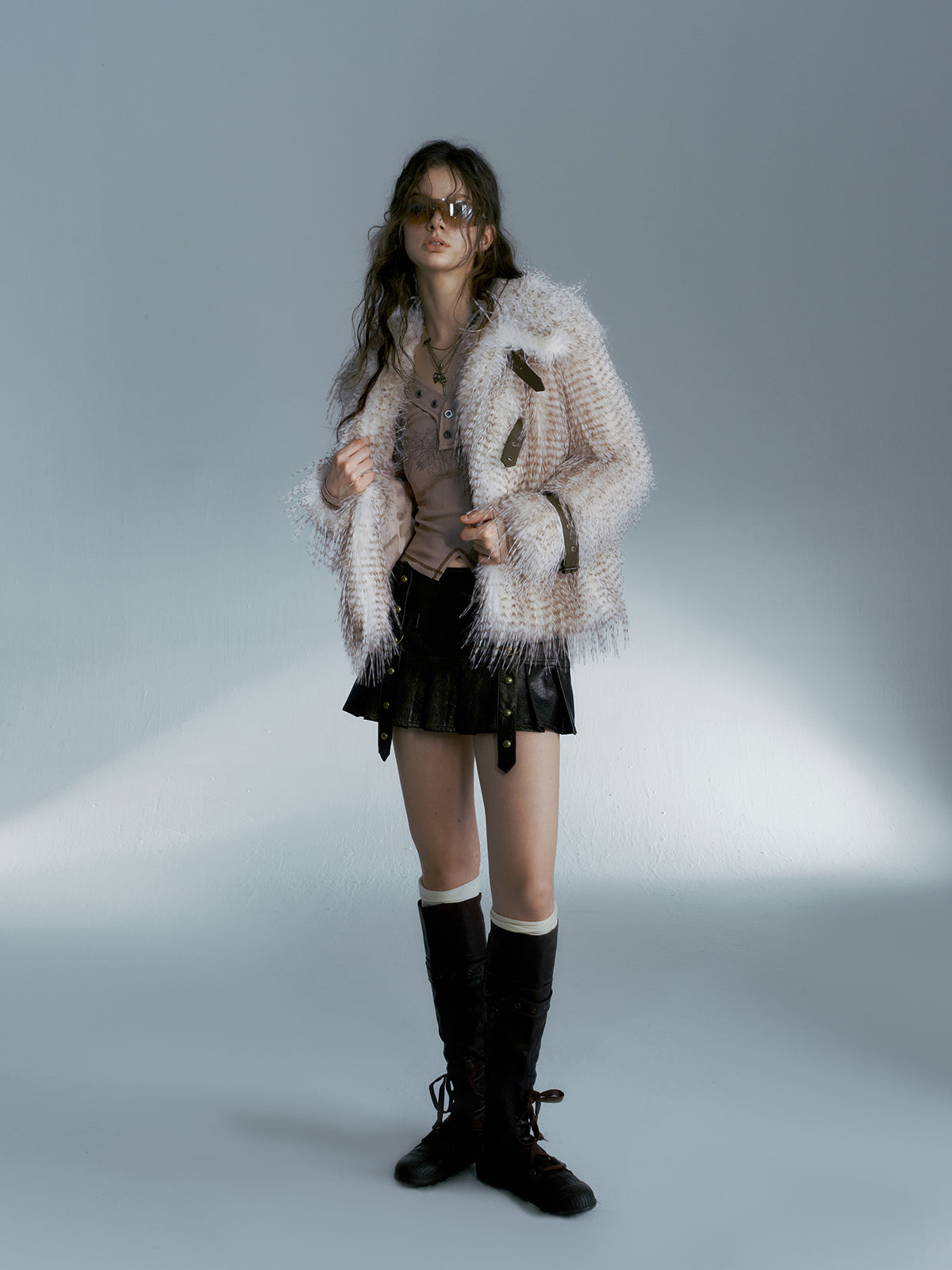 Strike A Pose | Fluffy Faux Fur Coat